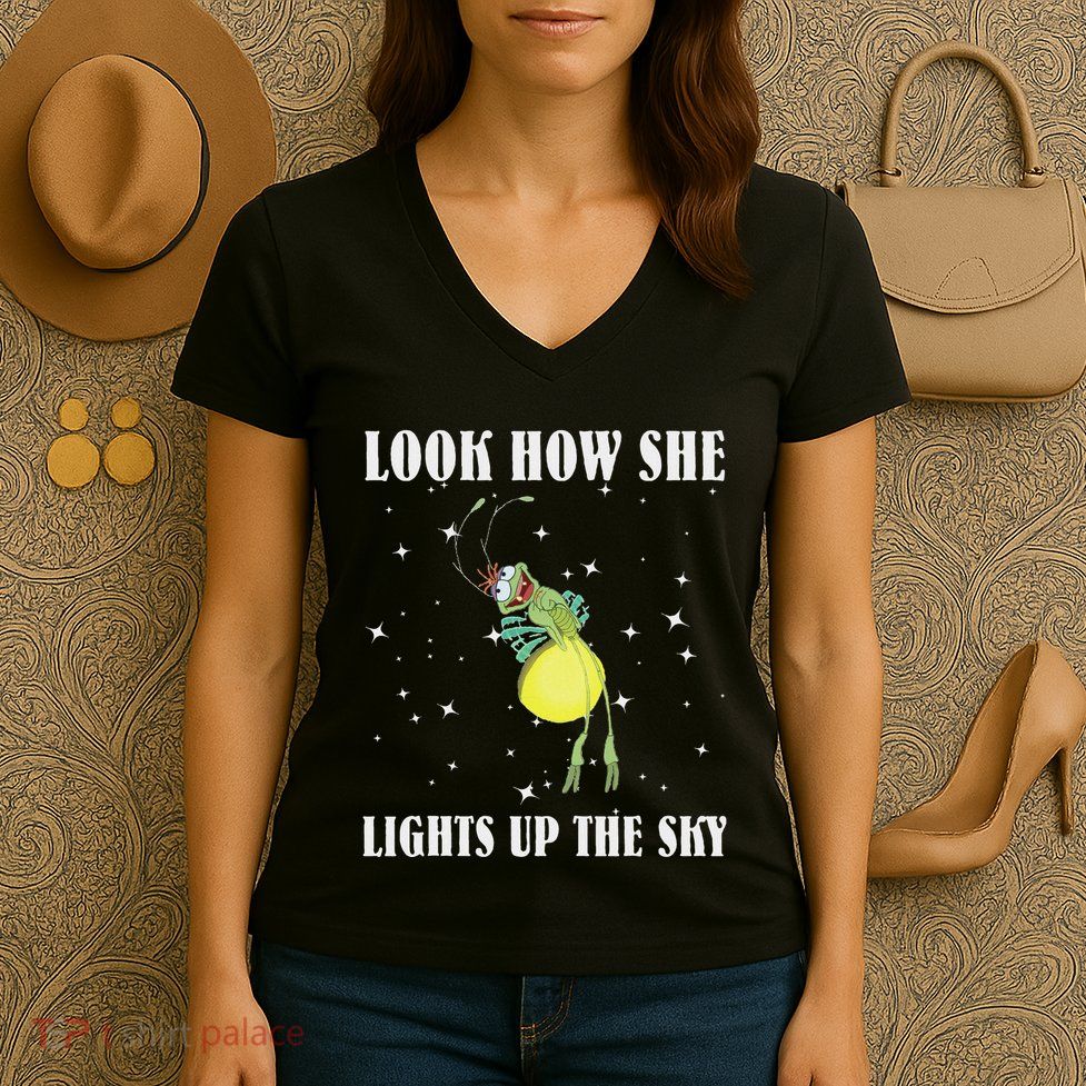Firefly Ray Firefly Princess And The Frog Funny Meme Ltsp Women's V-Neck T-Shirt