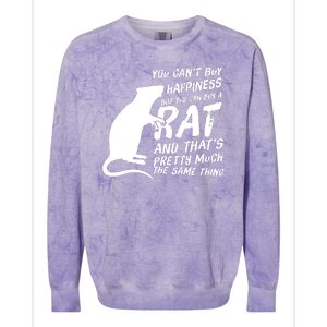 Funny Rat For Rat Lovers And Rat Owners Colorblast Crewneck Sweatshirt