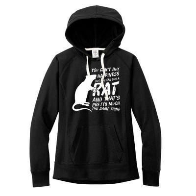 Funny Rat For Rat Lovers And Rat Owners Women's Fleece Hoodie