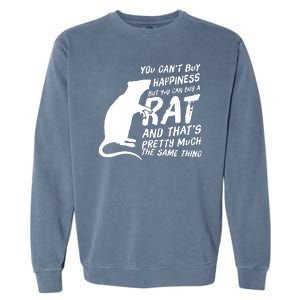 Funny Rat For Rat Lovers And Rat Owners Garment-Dyed Sweatshirt