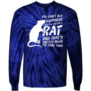 Funny Rat For Rat Lovers And Rat Owners Tie-Dye Long Sleeve Shirt