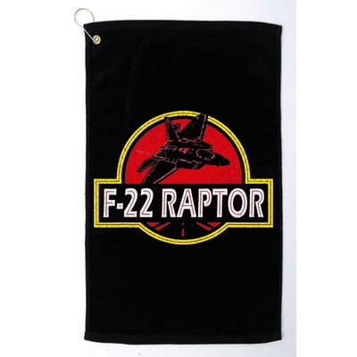F22 Raptor Fighter Jet Pilot Airplane 4th of July Vintage Golf Towel
