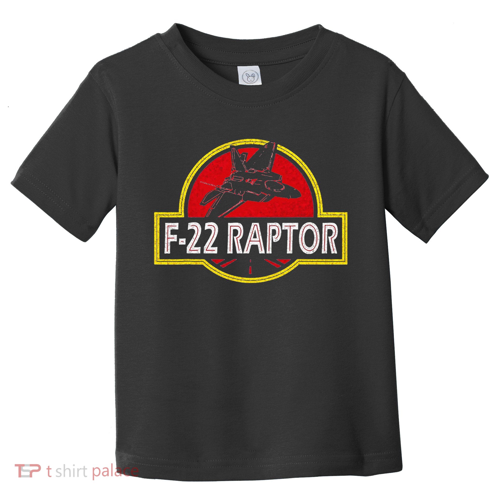 F22 Raptor Fighter Jet Pilot Airplane 4th of July Vintage Toddler T-Shirt