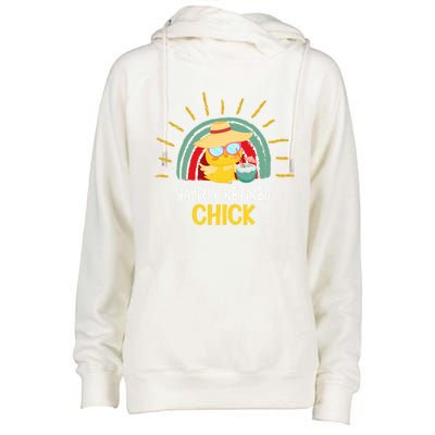 Funny Retirement For Retiree And Happily Retired Chick Gift Womens Funnel Neck Pullover Hood