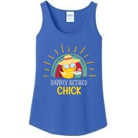 Funny Retirement For Retiree And Happily Retired Chick Gift Ladies Essential Tank