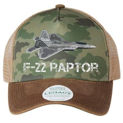 F22 Raptor Fighter Jet Military Pilot Legacy Tie Dye Trucker Hat