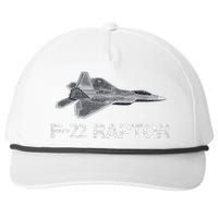 F22 Raptor Fighter Jet Military Pilot Snapback Five-Panel Rope Hat