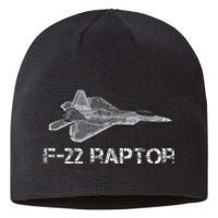 F22 Raptor Fighter Jet Military Pilot Sustainable Beanie