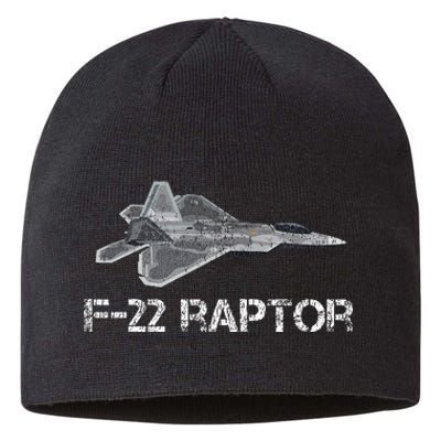 F22 Raptor Fighter Jet Military Pilot Sustainable Beanie