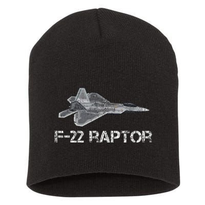 F22 Raptor Fighter Jet Military Pilot Short Acrylic Beanie