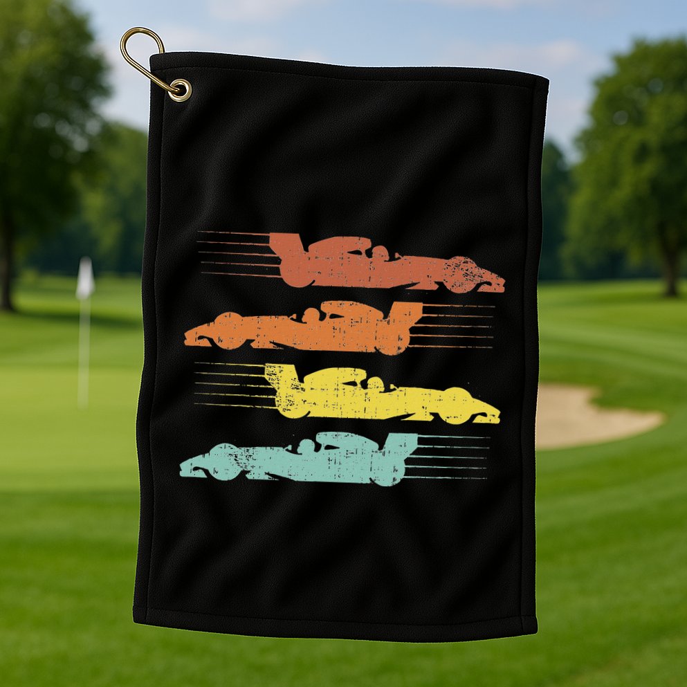 Formula Racing Fan Design Great Gift For Speed Freaks Golf Towel