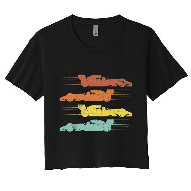 Formula Racing Fan Design Great Gift For Speed Freaks Crop Top