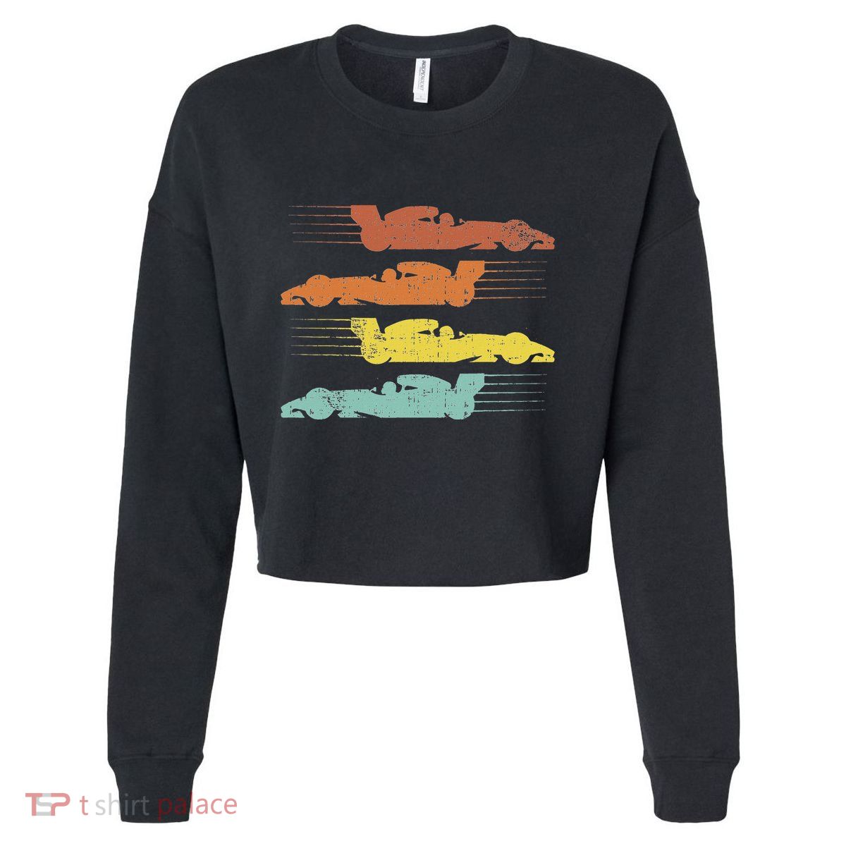 Formula Racing Fan Design Great Gift For Speed Freaks Cropped Pullover Crew