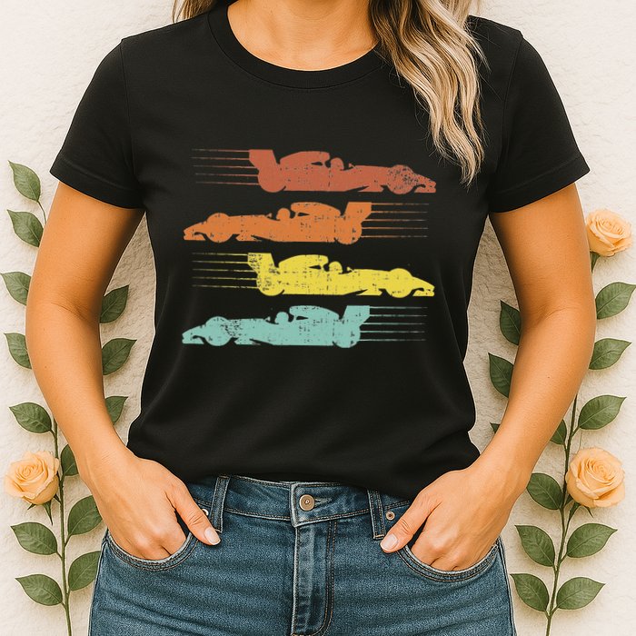 Formula Racing Fan Design Great Gift For Speed Freaks Womens T-Shirt