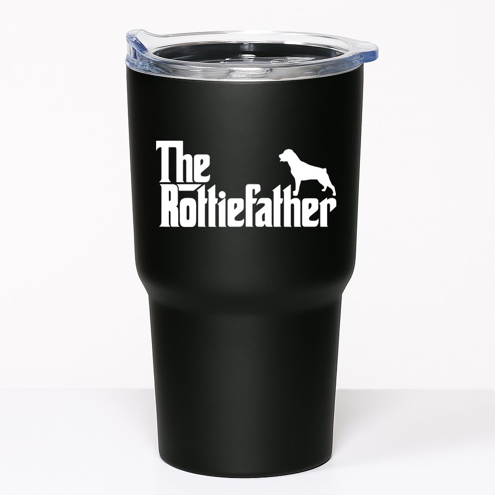 Funny Rottweiler Father Dad Shirts The Rottie Father Tee Tumbler