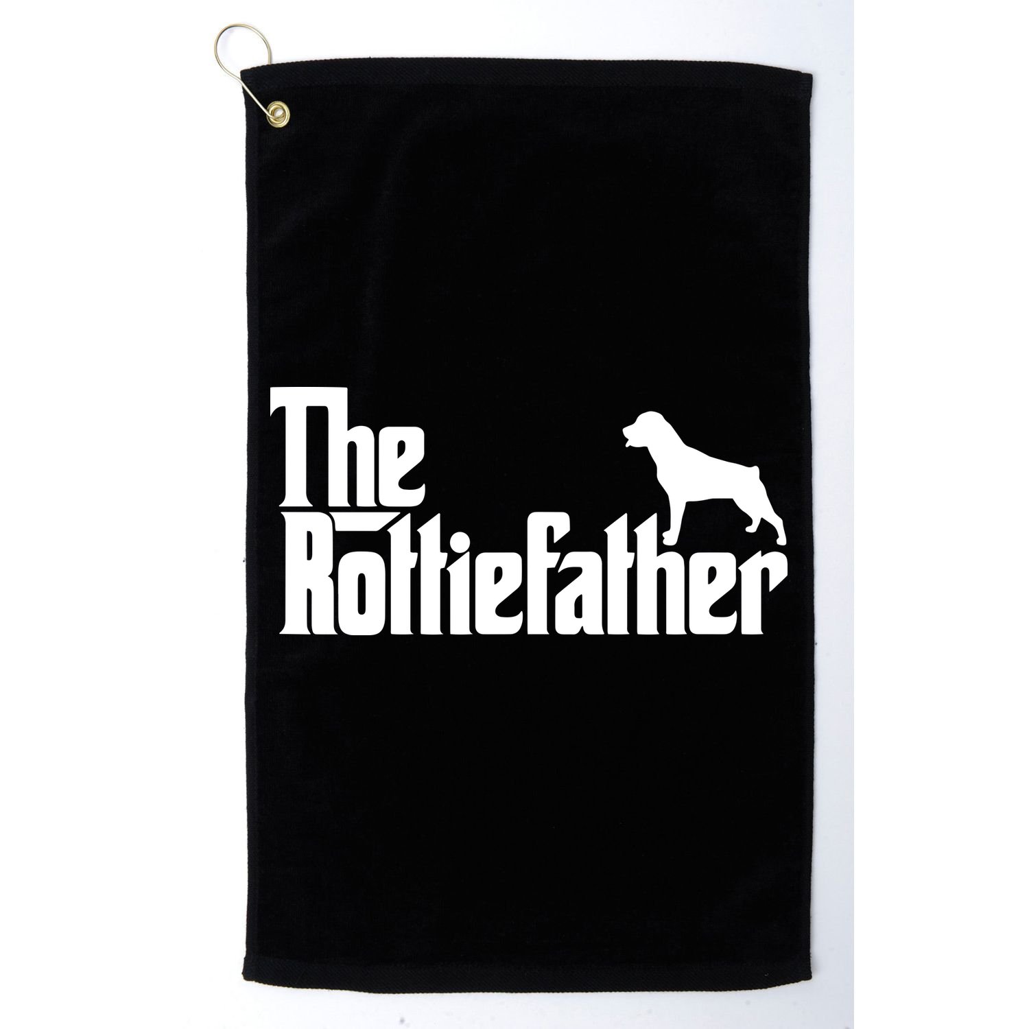 Funny Rottweiler Father Dad Shirts The Rottie Father Tee Golf Towel