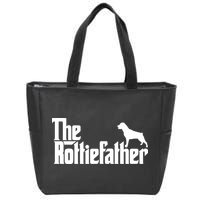 Funny Rottweiler Father Dad Shirts The Rottie Father Tee Zip Tote Bag