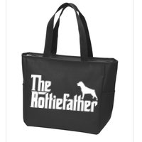 Funny Rottweiler Father Dad Shirts The Rottie Father Tee Zip Tote Bag