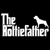 Funny Rottweiler Father Dad Shirts The Rottie Father Tee Zip Tote Bag