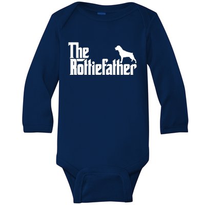 Funny Rottweiler Father Dad Shirts The Rottie Father Tee Baby Long Sleeve Bodysuit