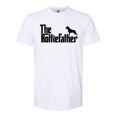 Funny Rottweiler Father Dad Shirts The Rottie Father Tee Softstyle CVC T-Shirt