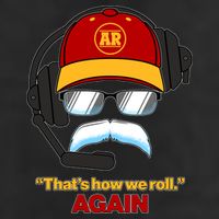Funny Reid Frozen Mustache ThatS How We Roll Again Trucker Hat