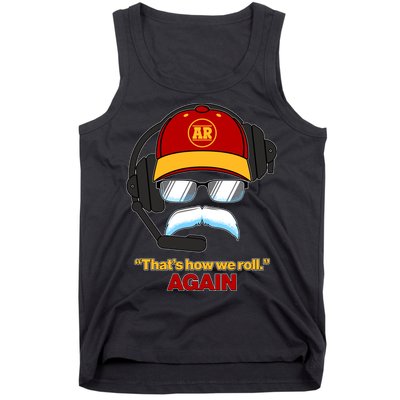 Funny Reid Frozen Mustache ThatS How We Roll Again Tank Top