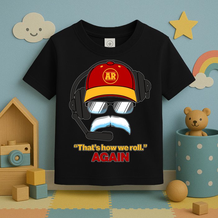 Funny Reid Frozen Mustache ThatS How We Roll Again Toddler T-Shirt