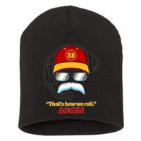 Funny Reid Frozen Mustache ThatS How We Roll Again Short Acrylic Beanie
