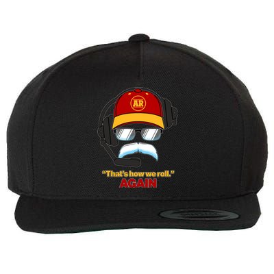 Funny Reid Frozen Mustache ThatS How We Roll Again Wool Snapback Cap