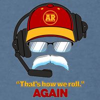 Funny Reid Frozen Mustache ThatS How We Roll Again Garment-Dyed Sweatshirt