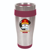 Funny Reid Frozen Mustache ThatS How We Roll Again 16oz Travel Tumbler