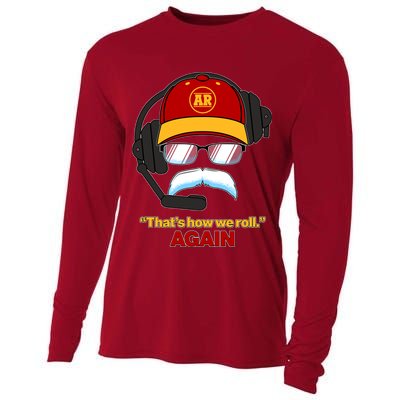 Funny Reid Frozen Mustache ThatS How We Roll Again Cooling Performance Long Sleeve Crew