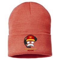 Funny Reid Frozen Mustache ThatS How We Roll Again Sustainable Knit Beanie