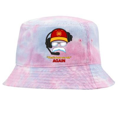 Funny Reid Frozen Mustache ThatS How We Roll Again Tie-Dyed Bucket Hat