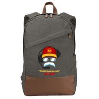 Funny Reid Frozen Mustache ThatS How We Roll Again Cotton Canvas Backpack