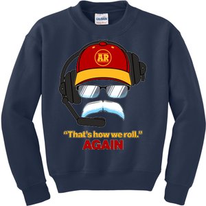 Funny Reid Frozen Mustache ThatS How We Roll Again Kids Sweatshirt