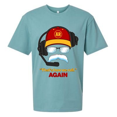 Funny Reid Frozen Mustache ThatS How We Roll Again Sueded Cloud Jersey T-Shirt
