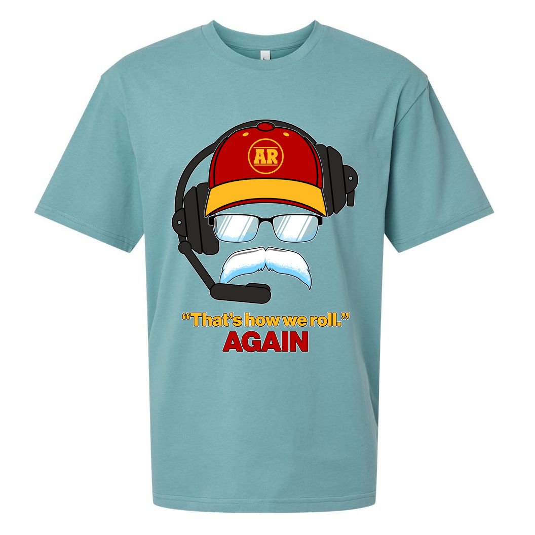 Funny Reid Frozen Mustache ThatS How We Roll Again Sueded Cloud Jersey T-Shirt