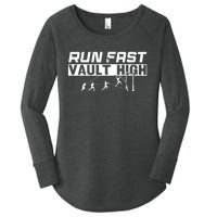 Funny Run Fast Vault High Pole Vault Women's Perfect Tri Tunic Long Sleeve Shirt