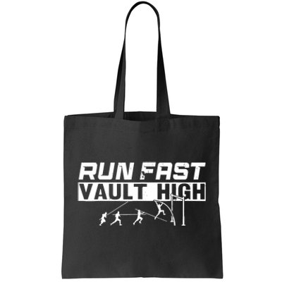 Funny Run Fast Vault High Pole Vault Tote Bag