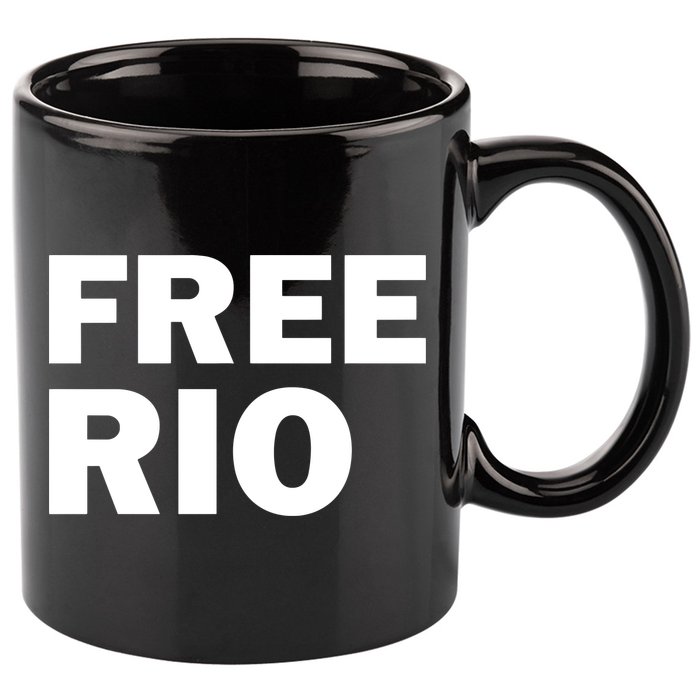 Free Rio 11oz C Handle Ceramic Mug