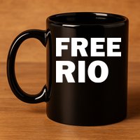 Free Rio 11oz C Handle Ceramic Mug