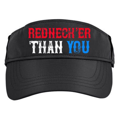 Funny Redneck For Men Women Rednecker Than You Adult Drive Performance Visor