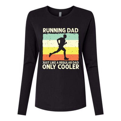 Funny Running For Men Dad Marathon Runner Coach Marathoner Womens Cotton Relaxed Long Sleeve T-Shirt