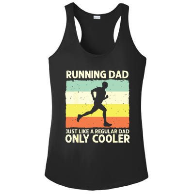 Funny Running For Men Dad Marathon Runner Coach Marathoner Ladies PosiCharge Competitor Racerback Tank