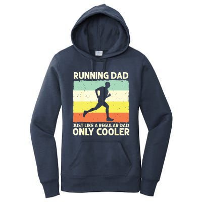 Funny Running For Men Dad Marathon Runner Coach Marathoner Women's Pullover Hoodie