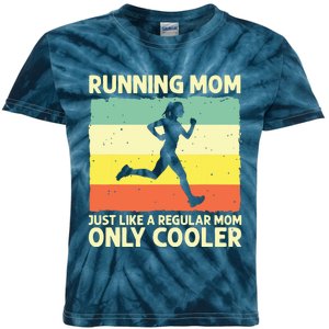 Funny Running For Women Mom Marathoner Runner Coach Racing Kids Tie-Dye T-Shirt