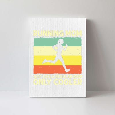 Funny Running For Women Mom Marathoner Runner Coach Racing Canvas