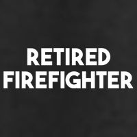 Firefighter Retiret Funny Retired Firefighter Cool Gift Golf Towel